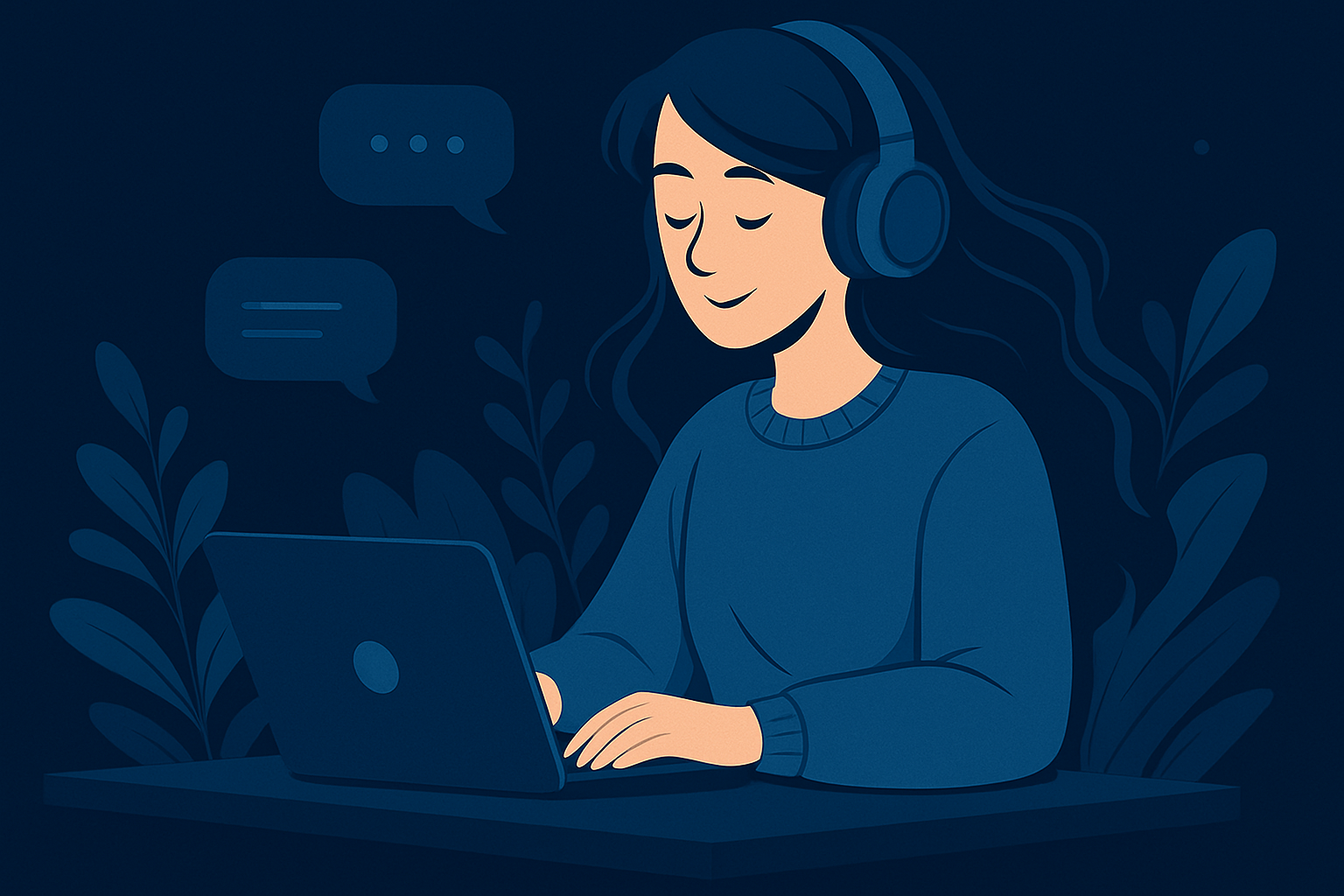 Contact illustration